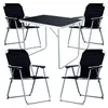 set de camping 5 pièces table de camping 4 x chaise de Voir les images du produit 1