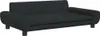 A black dog bed is shown from a front-side angle against a white background. Náhled obrázku produktu