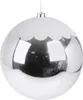 Silbernes Ornament mit Schnee 25 cm Produktbild-Vorschau 1