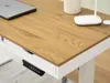 Scrivania 140 HESOL - bianco / rovere Anteprima dell’immagine prodotto 14