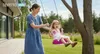 Altalena da giardino in plastica per bambini ZOYA rosa Anteprima dell’immagine prodotto 20