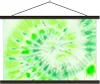 MuchoWow® Textilposter Krawattenfärbung - Muschel - Grün Produktbild-Vorschau 1