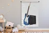 MuchoWow® Wandteppich Wandbehang Eine E-Gitarre, die an Produktbild-Vorschau 3