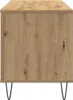 vidaXL Schallplattenschrank mit Regal Artisan-Eiche 100 x Produktbild-Vorschau 5