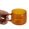 Průhledný hrnek na kávu 250ML borosilikátové sklo hrnek na Náhled obrázku produktu 6