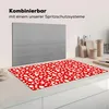 KitchenYeah© Herdabdeckplatte Seifenblasen - Rot - Punkte - Produktbild-Vorschau 3