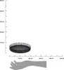 Dekorativní podnos, kuchyně, černá, Ø 30 cm Náhled obrázku produktu 3