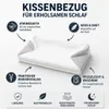 YaLiva_Decor® Fodera ergonomica per cuscino Bianco Grigio l Anteprima dell’immagine prodotto 2
