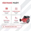 AVANSA 25-6/180 oběhové čerpadlo pro topení 230 V – DN25 Náhled obrázku produktu 5