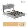 Cama tapizada INONEFT de 160x200 cm con cajón, cama juvenil Vista previa de la imagen del producto 2