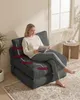VASAGLE Faltbarer Schlafsessel aus Cord und Schaumstoff, Produktbild-Vorschau 6