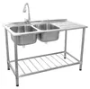 Lavello da cucina Kukoo, lavello professionale, lavello con Anteprima dell’immagine prodotto 2