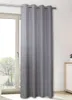 Vorhang Verdunkelung Ösenschal Thermo Dimout grau - Höhe Produktbild-Vorschau 2
