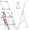 Drabina aluminiowa profesjonalna HIGHER 3x12 seria 73PRO Podgląd zdjęcia produktu 1