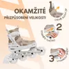 Inline brusle Blackwheels Flex Pro Beige Kolečkové brusle Náhled obrázku produktu 2