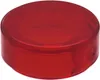 A single, transparent red round tile, likely a LEGO piece, is shown against a white background. Produktbild-Vorschau