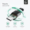 CELLONIC Adaptateur USB C jack écouteurs 3,5 mm Répartiteur Voir les images du produit 3