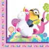 Minions Einhorn - Kindergeburtstags-Set (73-teilig) Teller Produktbild-Vorschau 5
