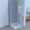 Duschkabine 70x100x185 cm Pendeltür/Scharniertür, Produktbild-Vorschau 9