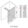 Douchewand Walk-in Onyx Cube L/P - 8 mm - vierkante steun - Productafbeelding-voorbeeld 4