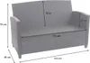 XXL Poly-ratanová souprava HWC-F10, Náhled obrázku produktu 5