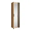 Garderobenschrank LIVIA Eiche Artisan – Flur-Hochschrank Produktbild-Vorschau 1