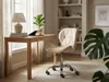Bürostuhl AVOLA VELVET in Creme Produktbild-Vorschau 3