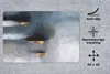 MuchoWow® Schreibtischunterlage Wolken - Gold - Abstrakt Produktbild-Vorschau 2