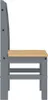 The Living Store Essstühle 2 Stk. Grau 40x46x99 cm Produktbild-Vorschau 7