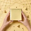 10 m goldmattes Geschenkpapier, 43 cm, einfarbig, Produktbild-Vorschau 4