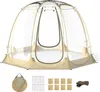 COSTWAY Pop Up Bubble Tent 265x265cm, namiot PVC dla 5-6 Podgląd zdjęcia produktu 1