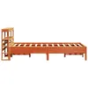 Massivholzbett ohne Matratze Wachsbraun 120x190 cm Produktbild-Vorschau 5