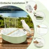 Vogelbad mit Pumpe 32x26cm Bird Bath für Käfig USB Produktbild-Vorschau 7