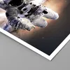 Poster - Poster ohne Rahmen - Astronaut Erde Raum - 50x50 Produktbild-Vorschau 2