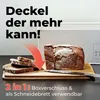Lumaland Cuisine Brotkasten Brotdose aus Metall mit Bambus Produktbild-Vorschau 3