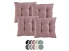 Stuhlkissen 4er Set | Sitzkissen altrosa 38 x 38 x 6 cm | Produktbild-Vorschau 1