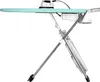 A Laurastar S Plus ironing system with an iron on the board, shown from the side against a white background. Produktbild-Vorschau