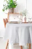 EUROFIRANY | Tischdecke - 180 cm - Rund - Weiß - Elegante Produktbild-Vorschau 3