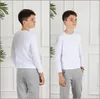 3er Pack Weiss Jungen Mädchen Langarmshirts Unterhemden Produktbild-Vorschau 7