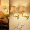 Applique murale Rosikey en rotin vintage - Lampe murale en Voir les images du produit 6