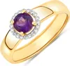 Rafaela Donata Ring Sterling Silber Amethyst 70110199 60 Produktbild-Vorschau 1