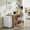 Komoda na kółkach Relaxdays, 6 szuflad, wys. x szer. x gł.: Podgląd zdjęcia produktu 2