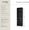 Bibliothèque Lexi 5 étagères - noir Voir les images du produit 6