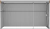 vidaXL Capannone attaccato Marrone 118x288x178 cm Acciaio Anteprima dell’immagine prodotto 5
