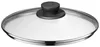 A glass lid for a pot or pan, shown from a top-down perspective against a white background. Podgląd zdjęcia produktu
