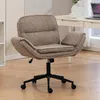 Criss-Cross-Stuhl Braun Teddy-Fleece Schreibtischstuhl mit Produktbild-Vorschau 1