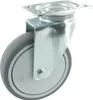 Apparaterollen Lenkrolle ohne Feststeller Ø125mm TPE Gummi Produktbild-Vorschau 1
