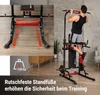 HOP SPORT  Power Tower mit Klimmzugstange, Hantelbank & Produktbild-Vorschau 4