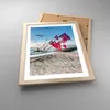 Gerahmtes Poster - Rahmen in heller Eiche - £ódŸ Küste Produktbild-Vorschau 3