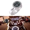 1pc moto d'argent étanche guidon Glow Mount montre Voir les images du produit 7